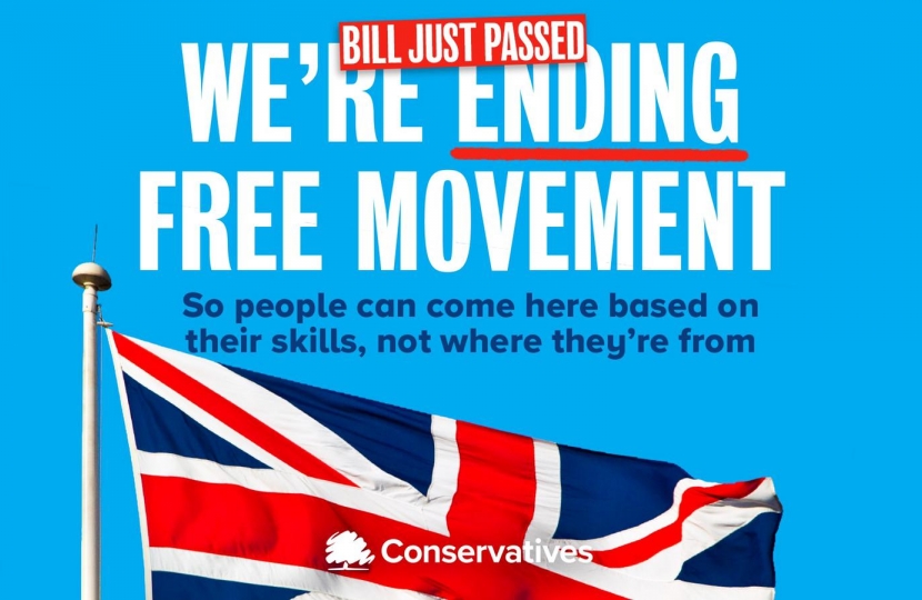 We're ending free movement