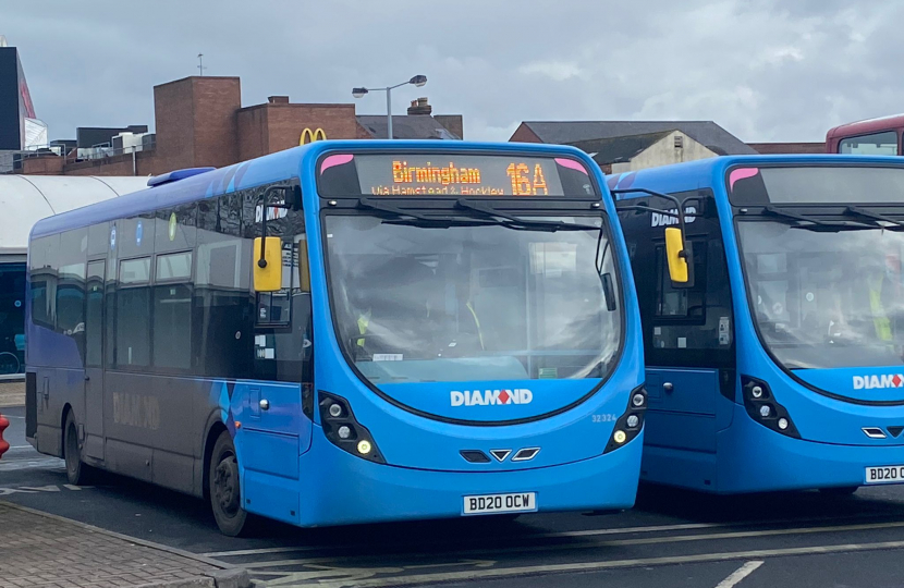 Diamond Buses at West Bromwich Bus Station