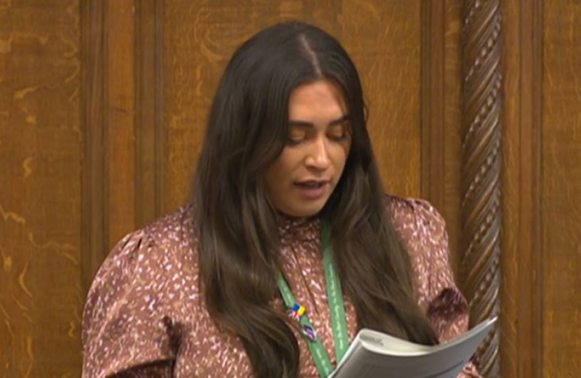 Nicola Richards speaking in Parliament