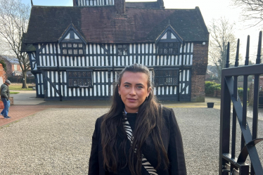 Nicola Richards at the Oak House Museum