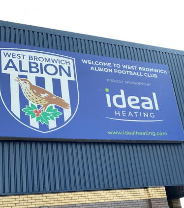West Bromwich Albion sign at The Hawthorns